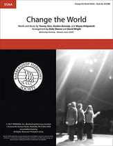 Change the World SSAA choral sheet music cover